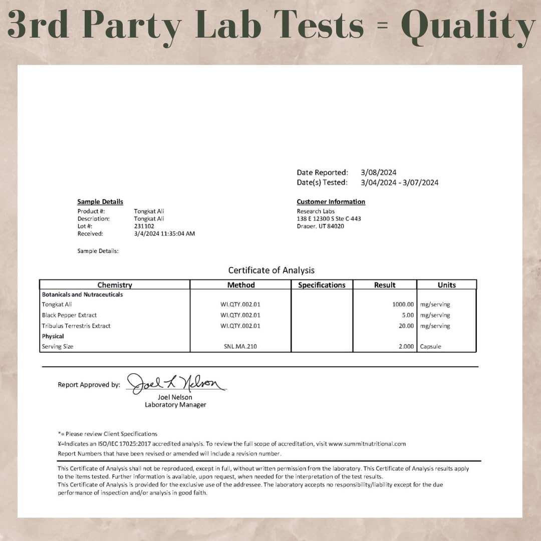 Research Labs Longjack Tongkat Ali Extract Capsules 200x Strength | 200,000 mg | Strength, Drive, Performance & Muscle Mass (2)