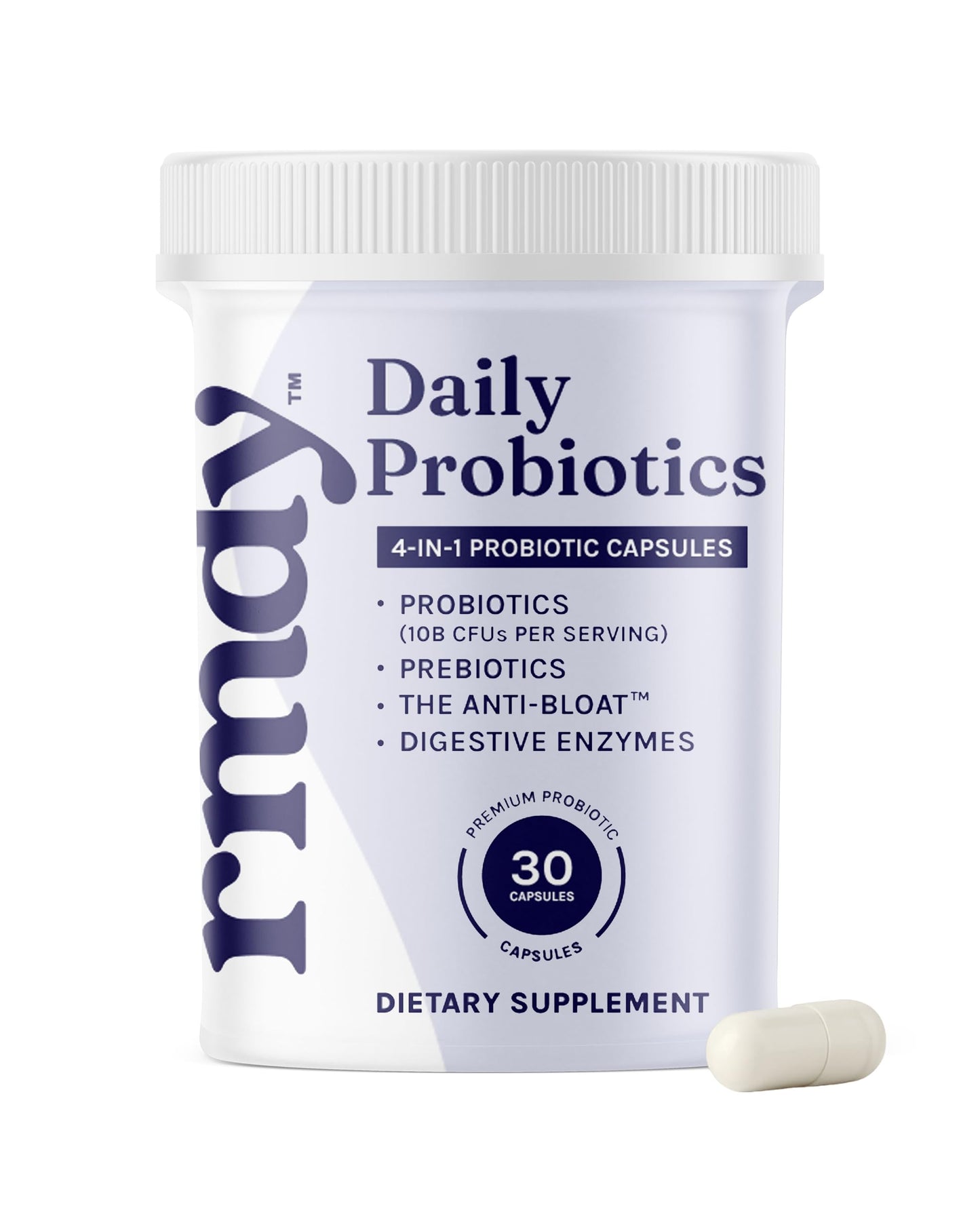 rmdy Probiotic for Digestive Health | Constipation & Bloating (30 Capsules)