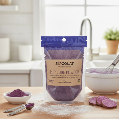 Premium Pure Ube Powder | Purple Yam for Desserts & Lattes | Siocolat UK