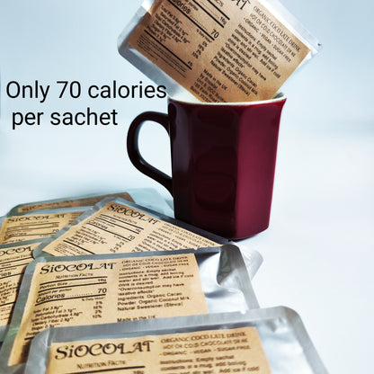 Delicious sugar-free hot chocolate in a cup, perfect for a healthy treat.
