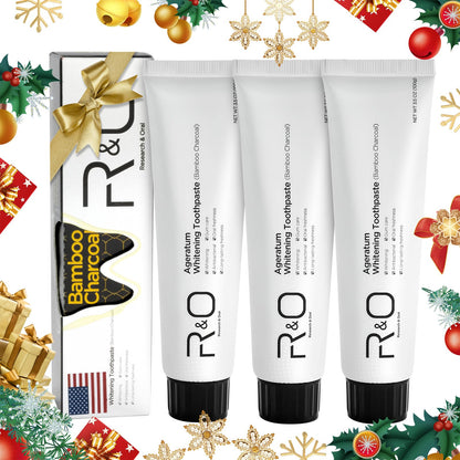 R&O Ageratum Bamboo Charcoal Whitening Toothpaste – 3.53 oz