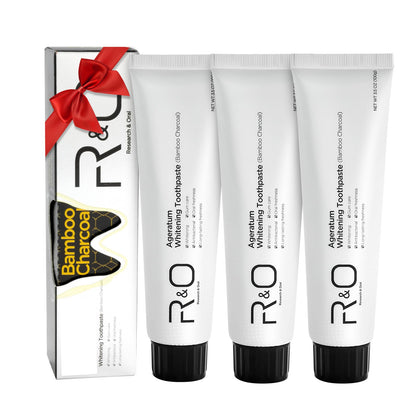R&O Ageratum Bamboo Charcoal Whitening Toothpaste – 3.53 oz