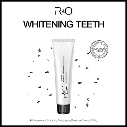 R&O Ageratum Whitening Toothpaste with Bamboo Charcoal – 3.53 oz