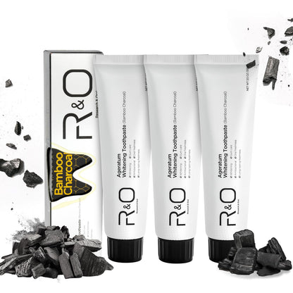 R&O Ageratum Bamboo Charcoal Whitening Toothpaste – 3.53 oz