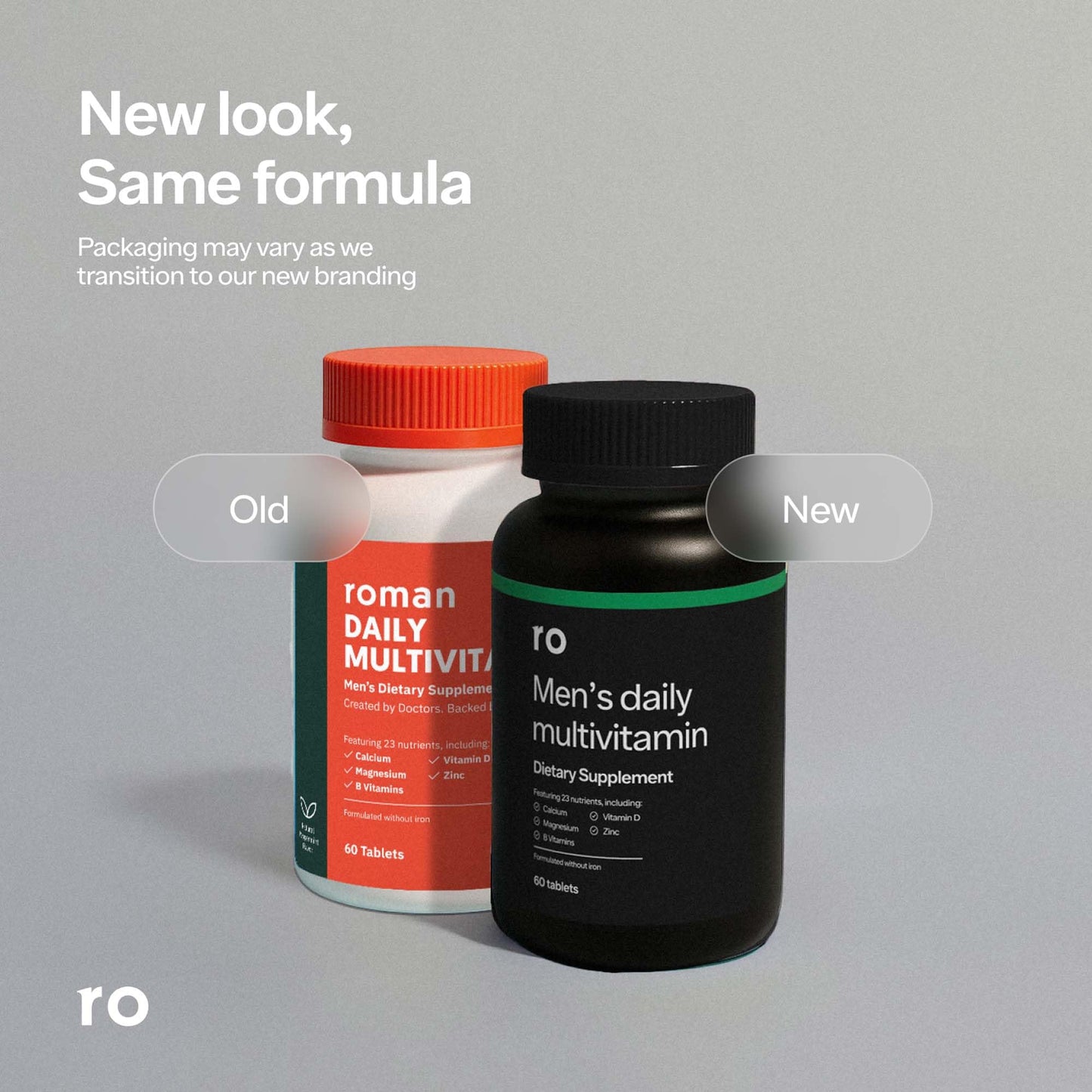 Ro Daily Multivitamin for Men | 30-Day Supply with 23 Key Nutrients for Heart, Brain & Immune Support