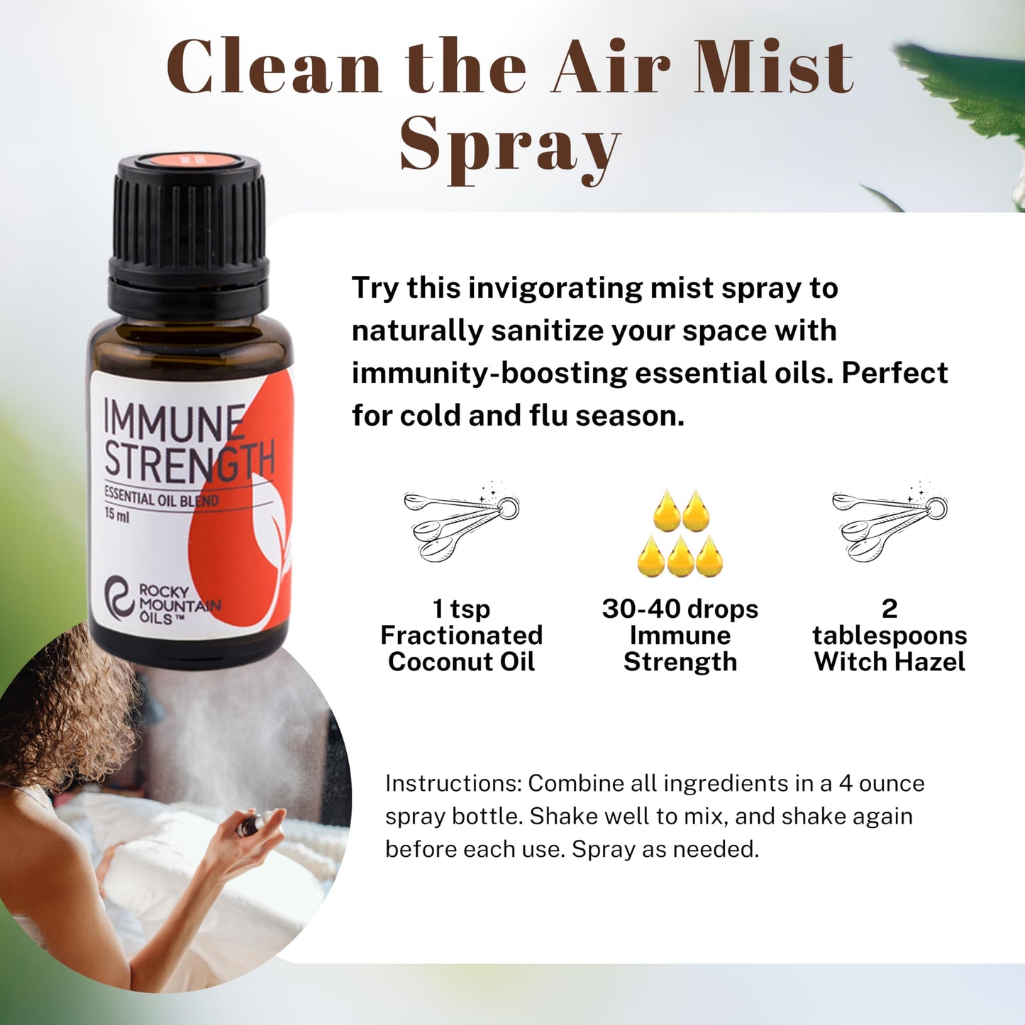 Rocky Mountain Oils Immune Strength Essential Oil Blend - 15ml