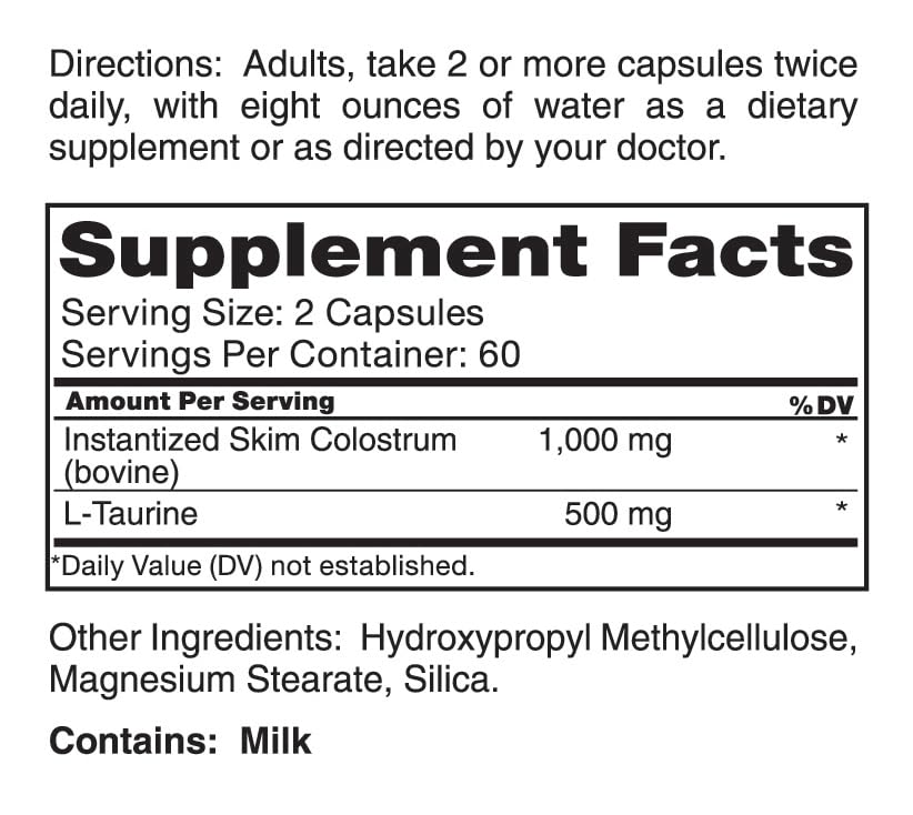 Roex Mother's Colostrum Capsule, 120 Count – Immune Support & Gut Health