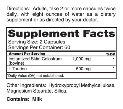 Roex Mother's Colostrum Capsule, 120 Count – Immune Support & Gut Health
