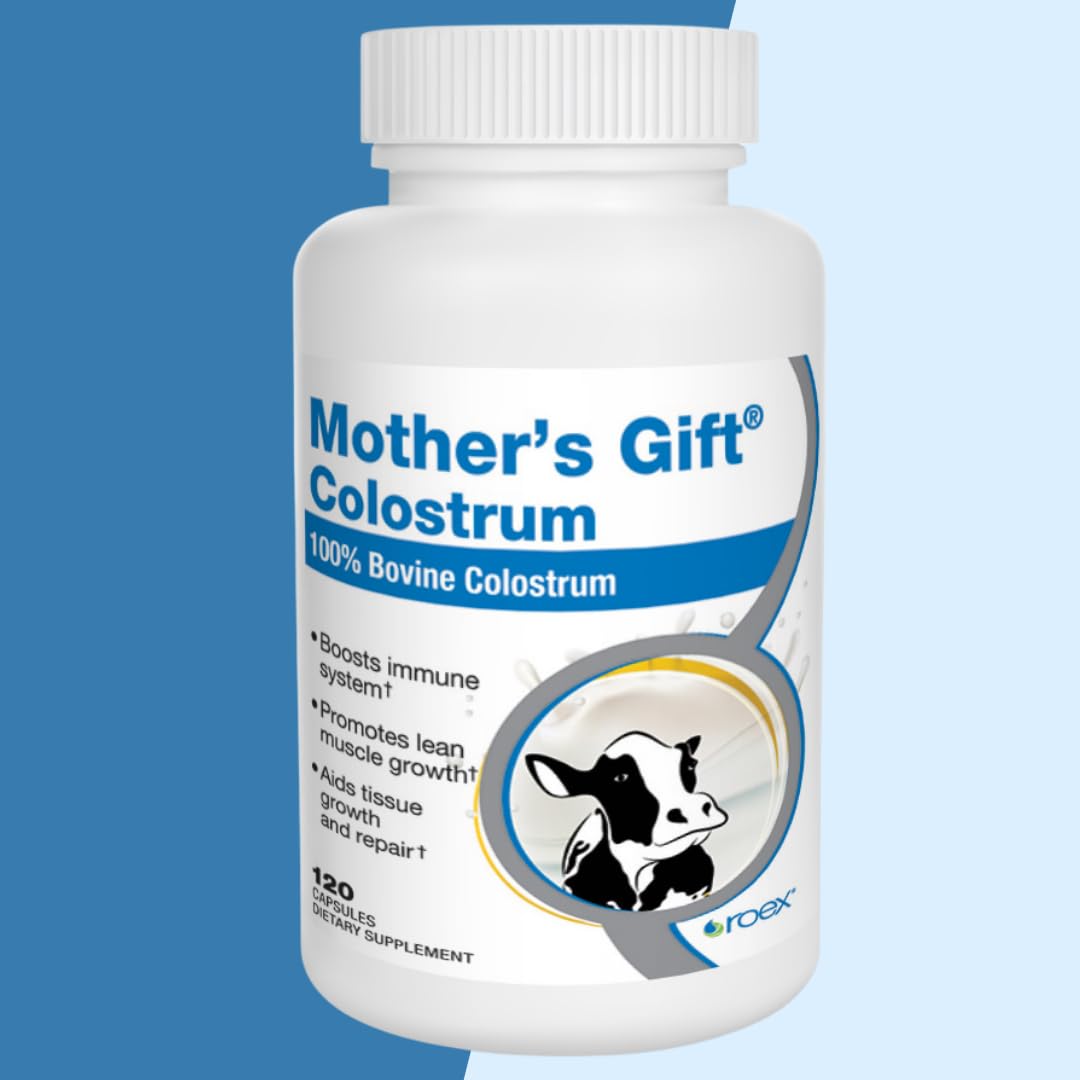 Roex Mother's Colostrum Capsule, 120 Count – Immune Support & Gut Health