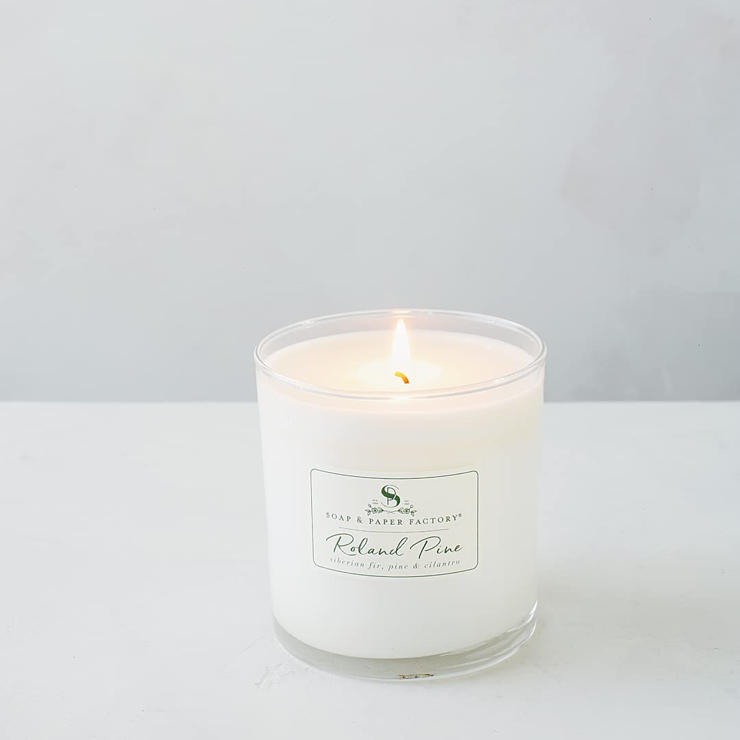 Roland Pine 9.5 oz Large Soy Candle | Soap & Paper Factory