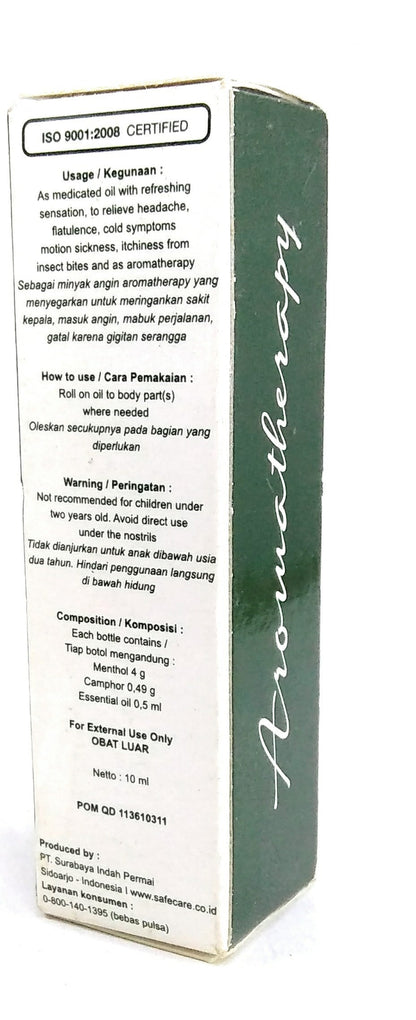 Roll on Refreshing Aromatherapy Oil 10 mL Pack of 12 – Safe Care