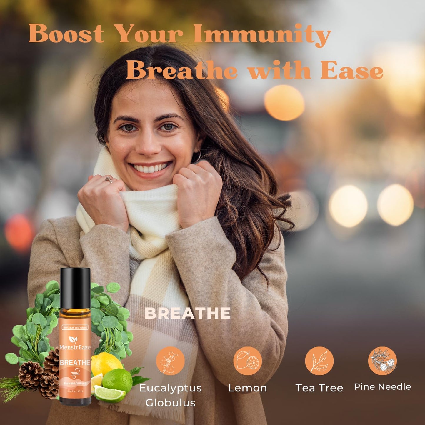 Therapeutic Grade Essential Oils Roll-On Set – Sleep, Breathe, Refresh