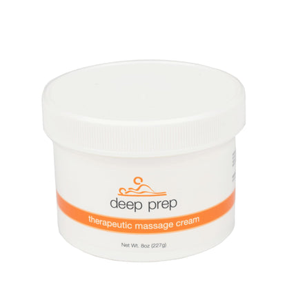 Rolyan Deep Prep Therapeutic Massage Cream, 8 oz – Deep Tissue & Professional Massage