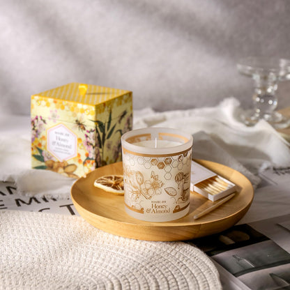 ROMIIE ZOI Aromatherapy Candle – Honey & Almond (6oz) | Soy Wax
