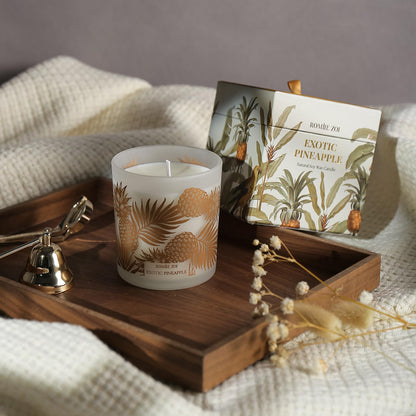 ROMIIE ZOI Pineapple Scented Candle | 6oz Soy Wax, Gifts for Women