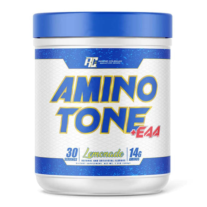 Ronnie Coleman Amino-Tone EAAs – Hydration, BCAAs & Recovery, Lemonade, 30 Servings