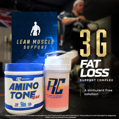 Ronnie Coleman Amino-Tone EAAs – Hydration, BCAAs & Recovery, Lemonade, 30 Servings