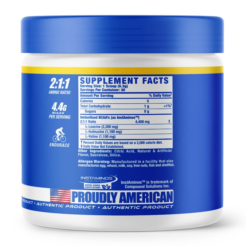 Ronnie Coleman BCAA XS Powder with EAAs – Sugar Free BCAAs (30 Servings, Lemonbeary Gummies)