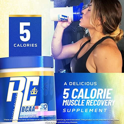 Ronnie Coleman BCAA XS Powder with EAAs – Sugar Free BCAAs (30 Servings, Lemonbeary Gummies)