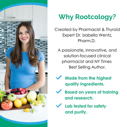 Rootcology by Dr. Izabella Wentz | Curcumin Absorb | Curcumin Turmeric Blend with 3 Bioactive Curcuminoids & Turmeric Oil | 60 Softgels
