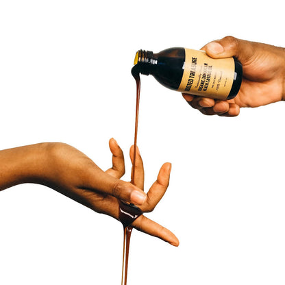Rooted Treasure Organic Pure Jamaican Black Castor Oil 4oz: 100% Natural For Hair, Eyebrow and Beard Growth - No Salt or Preservatives Added
