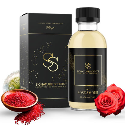Rose Amour Diffuser Oil 120ml - Luxury Hotel & Home Aromatherapy