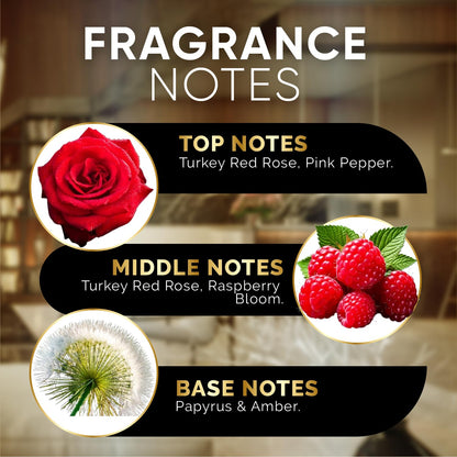 Rose Amour Diffuser Oil 120ml - Luxury Hotel & Home Aromatherapy