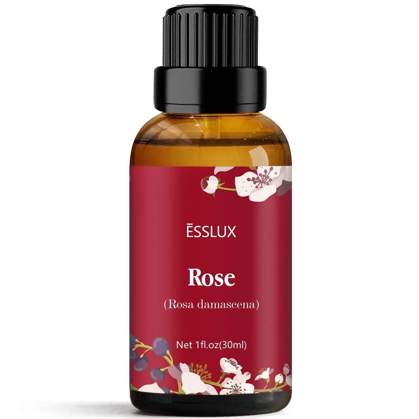 Rose Essential Oil | Esslux Aromatherapy – 30 ml (Diffuser, Massage, Soap, Candles)