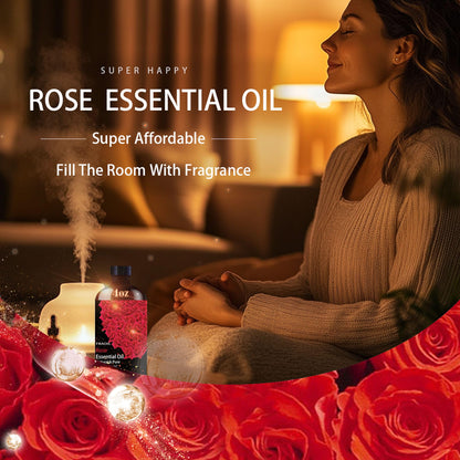 Rose Essential Oil 4 oz (120 ml) for Diffuser & DIY – FRAOIL