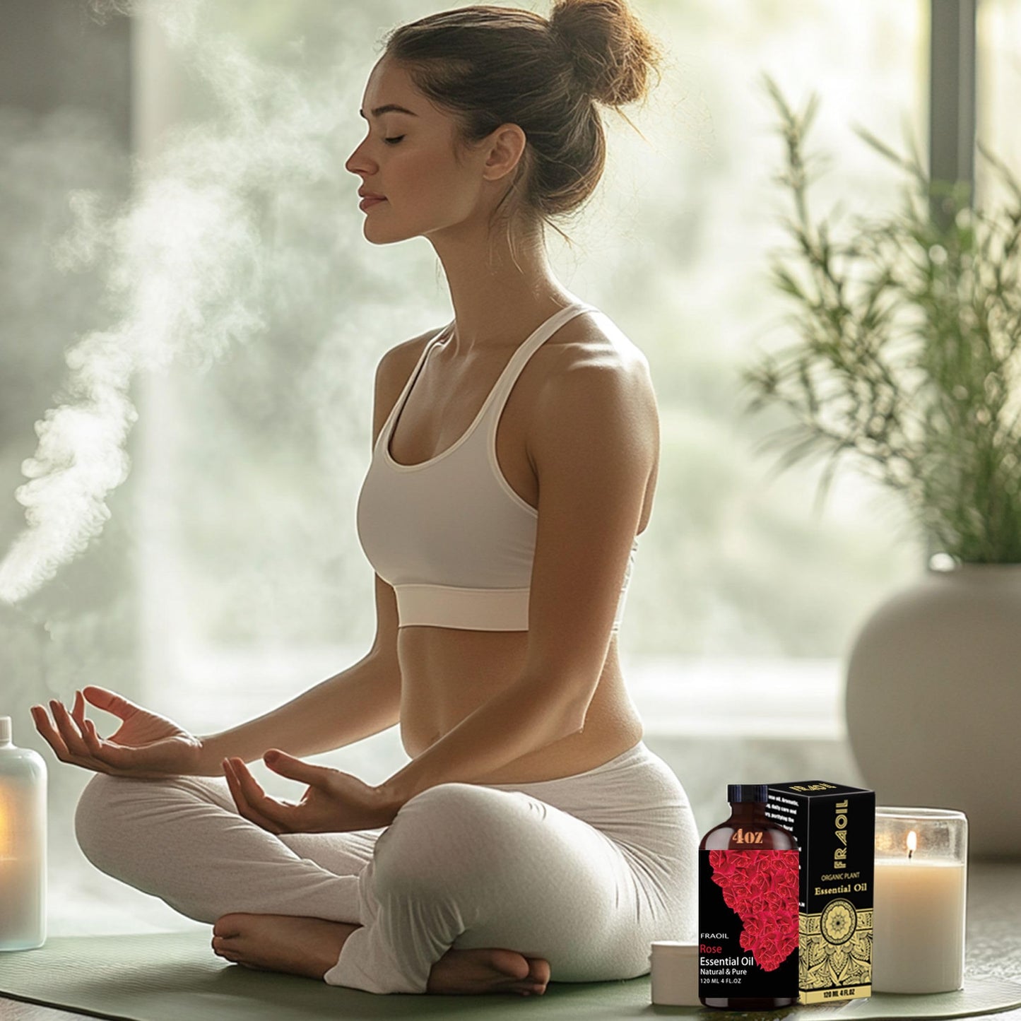 Rose Essential Oil 4 oz (120 ml) for Diffuser & DIY – FRAOIL