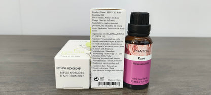 Rose Essential Oil 30ml | PHATOIL Pure Essential Oil for Diffusers & DIY