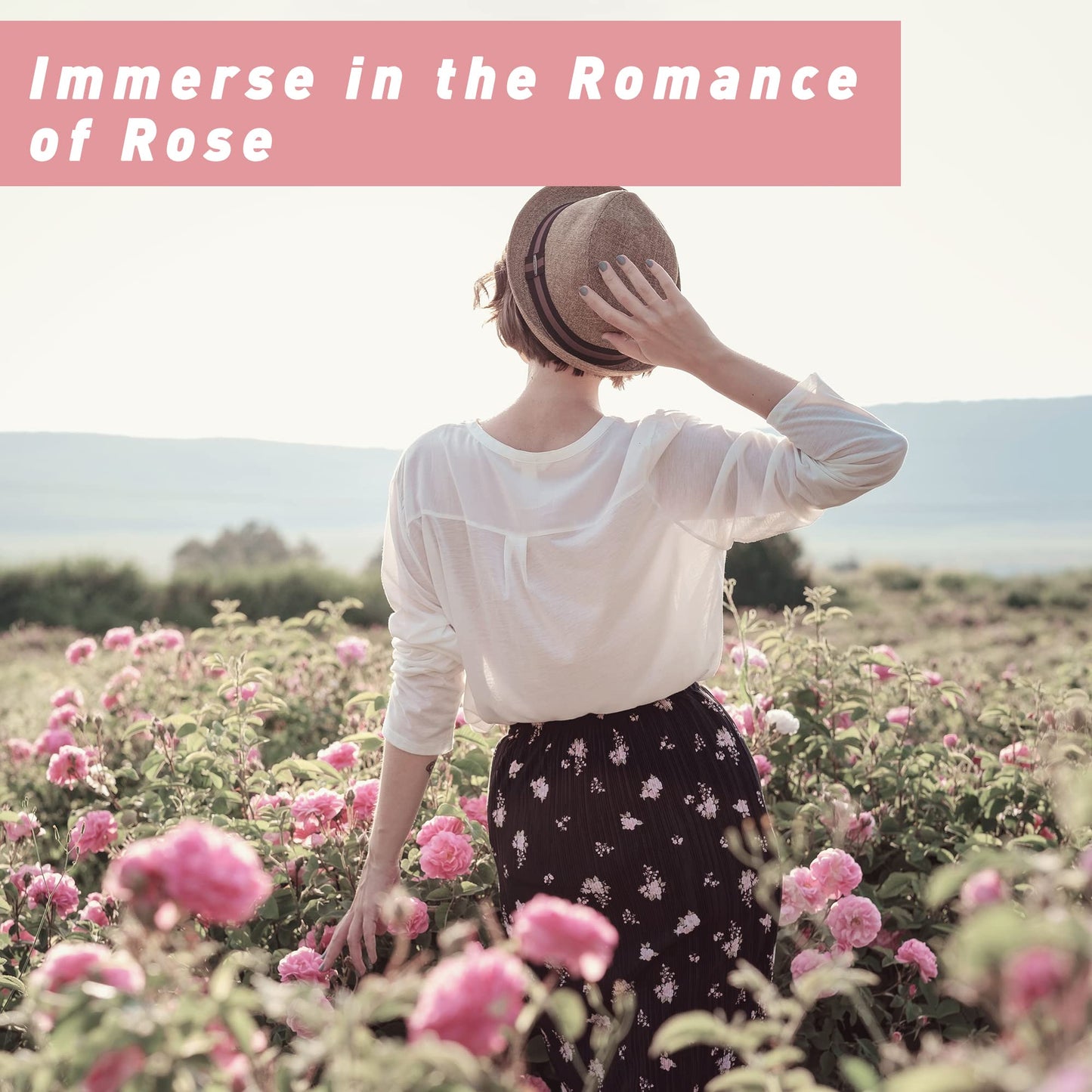 Rose Fragrance Oil Set | ESSLUX Floral Oils for Diffuser & Candles
