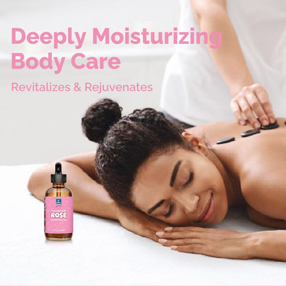 GM Gumili Rose Essential Oil 2 Oz – 100% Pure Rose Oil for Diffuser, Skin, Hair & Massage