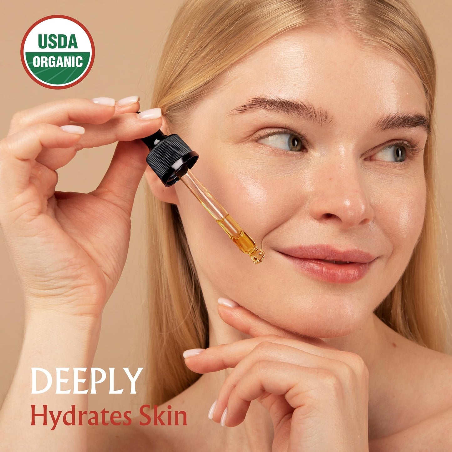 BodyJ4You Rosehip Oil for Face – 100% Pure USDA Organic Cold-Pressed, 1 oz