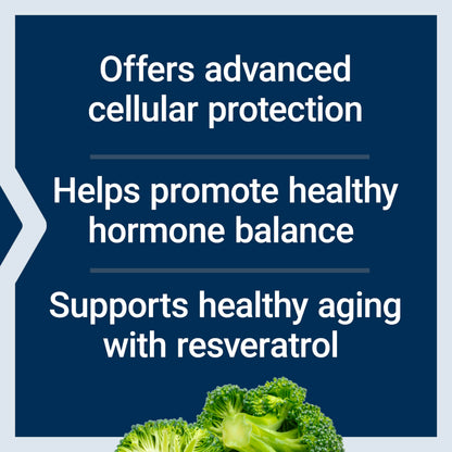 Life Extension Cruciferous Vegetable Extract & Resveratrol – 60 Capsules | Gluten-Free, Non-GMO, Vegetarian