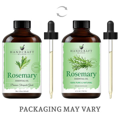 Handcraft Blends Rosemary Essential Oil – 4 fl oz – 100% Pure & Natural