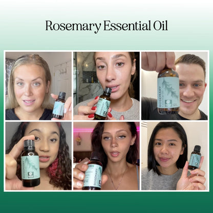 Pure Rosemary Oil for Hair, Skin & Nails | 100% Pure & Undiluted (1 fl oz)