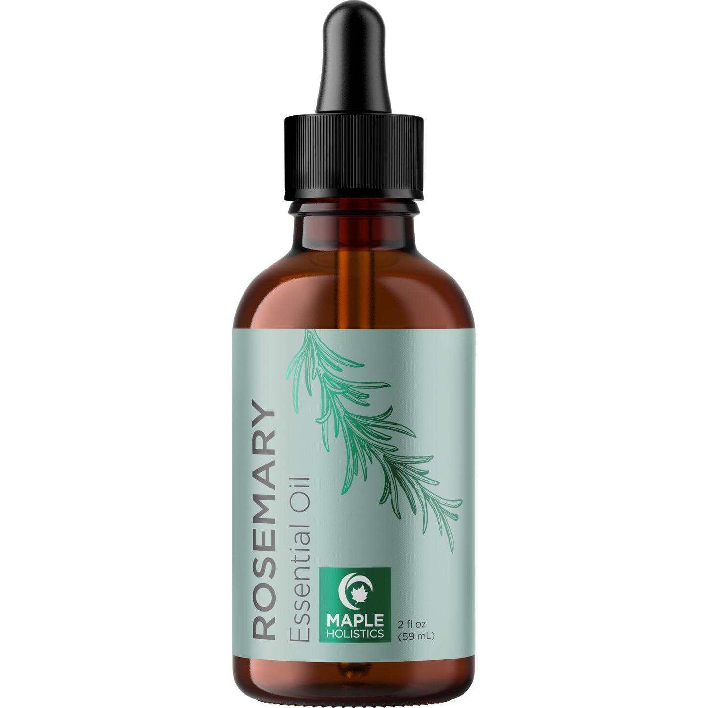 Pure Rosemary Oil for Hair Care – Volumizing Aromatherapy Essential Oil (2oz) | Diffuser, Hair, Skin & Nails