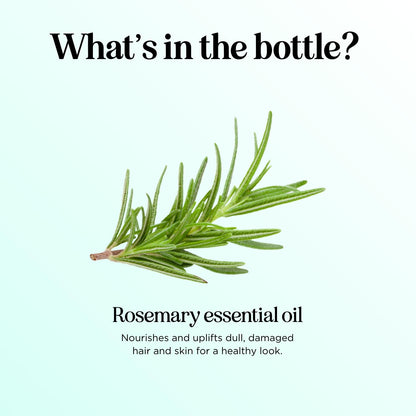 Pure Rosemary Essential Oil 8oz Bulk - Undiluted Rosemary Oil for Hair, Skin, Nails & Aromatherapy