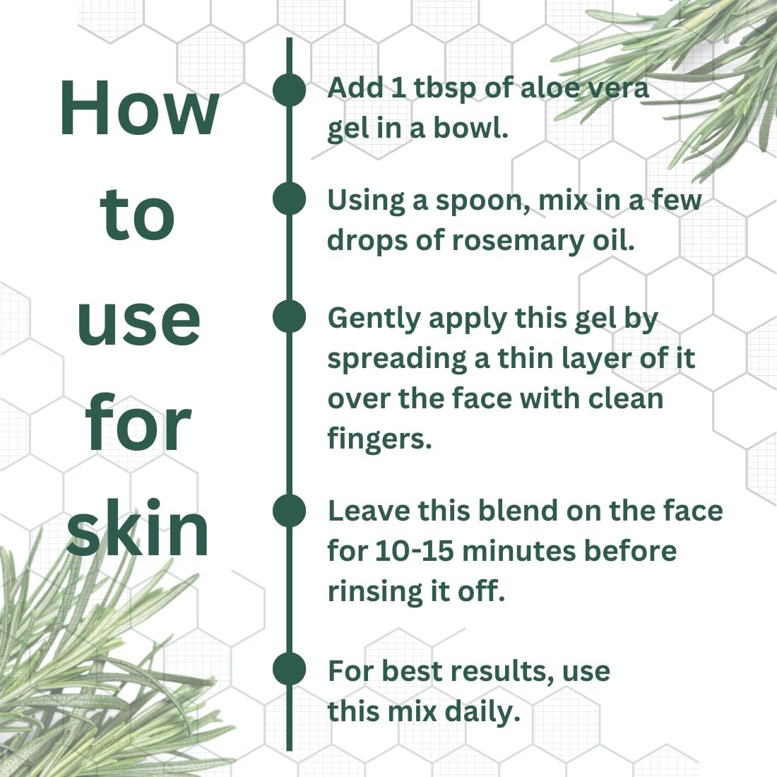 Deve Herbes Pure Rosemary Essential Oil (Rosmarinus officinalis) Steam Distilled 100ml (3.38 oz)
