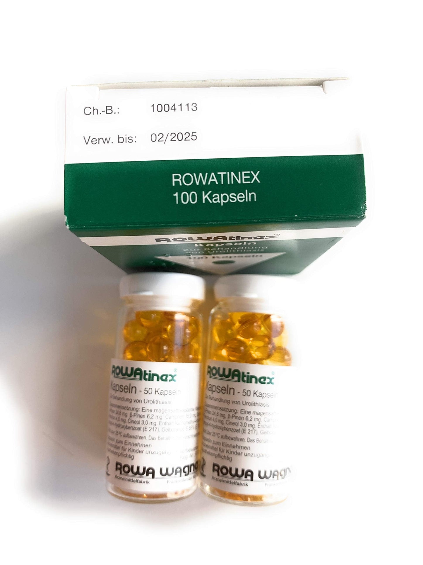 Rowatinex Capsules 100 by Rowa — Natural Kidney Stone Support