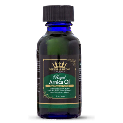 Royal Arnica Oil – Organic Herbal Blend for Muscle Recovery, Bruises & Joint Flexibility (1oz)