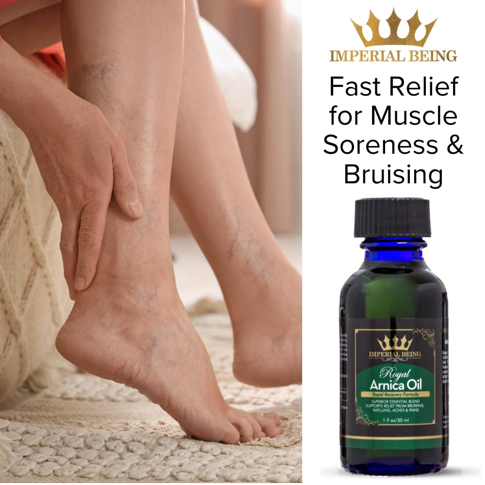 Royal Arnica Oil – Organic Herbal Blend for Muscle Recovery, Bruises & Joint Flexibility (1oz)