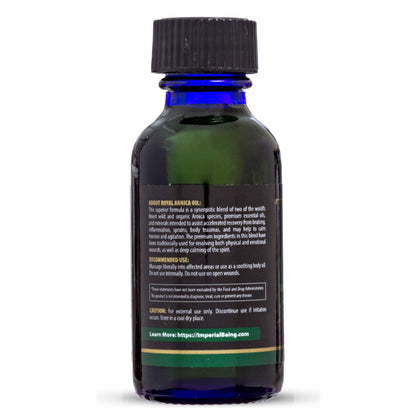 Royal Arnica Oil – Organic Herbal Blend for Muscle Recovery, Bruises & Joint Flexibility (1oz)