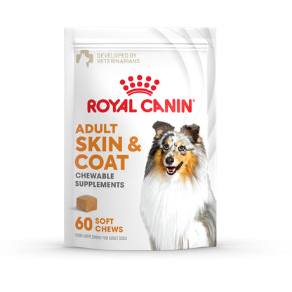 Royal Canin Skin & Coat Soft Chews for Adult Dogs – 60 Count