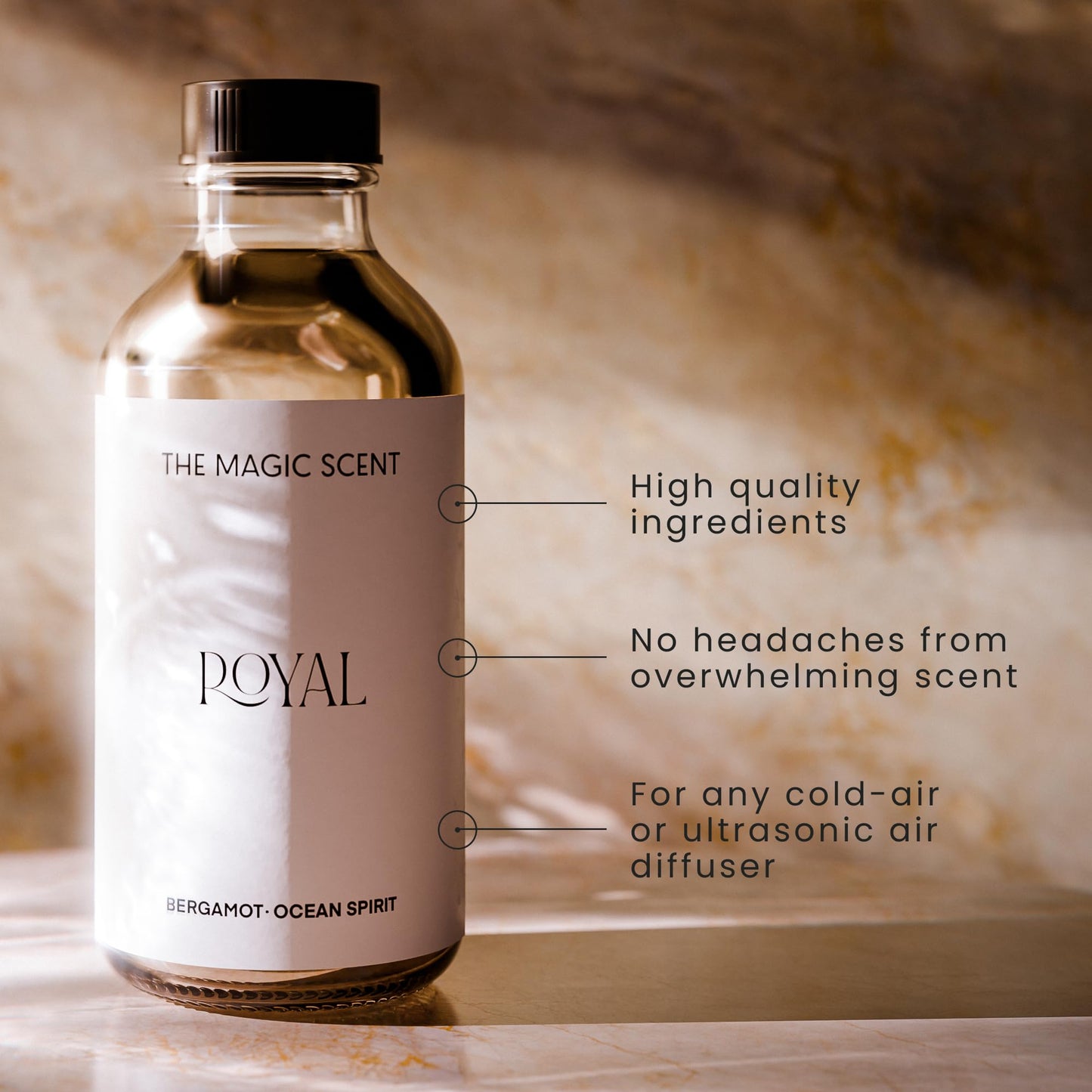 The Magic Scent Royal Hotel Diffuser Oil – 500 ml | Ritz London Inspired