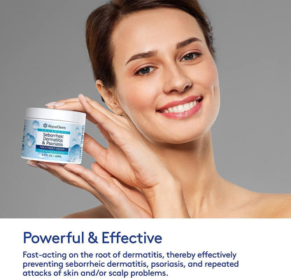 Roycederm Seborrheic Dermatitis Cream | Scalp Treatment for Psoriasis, Dandruff, Dry Scalp - 2 Pack