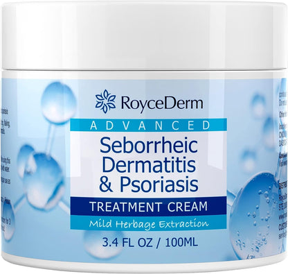 Roycederm Seborrheic Dermatitis Cream – Scalp Treatment for Psoriasis, Dandruff & Dry Scalp