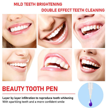 7D Brighten Tooth Whitening Pen – 5% Hydrogen Peroxide Snow Formula