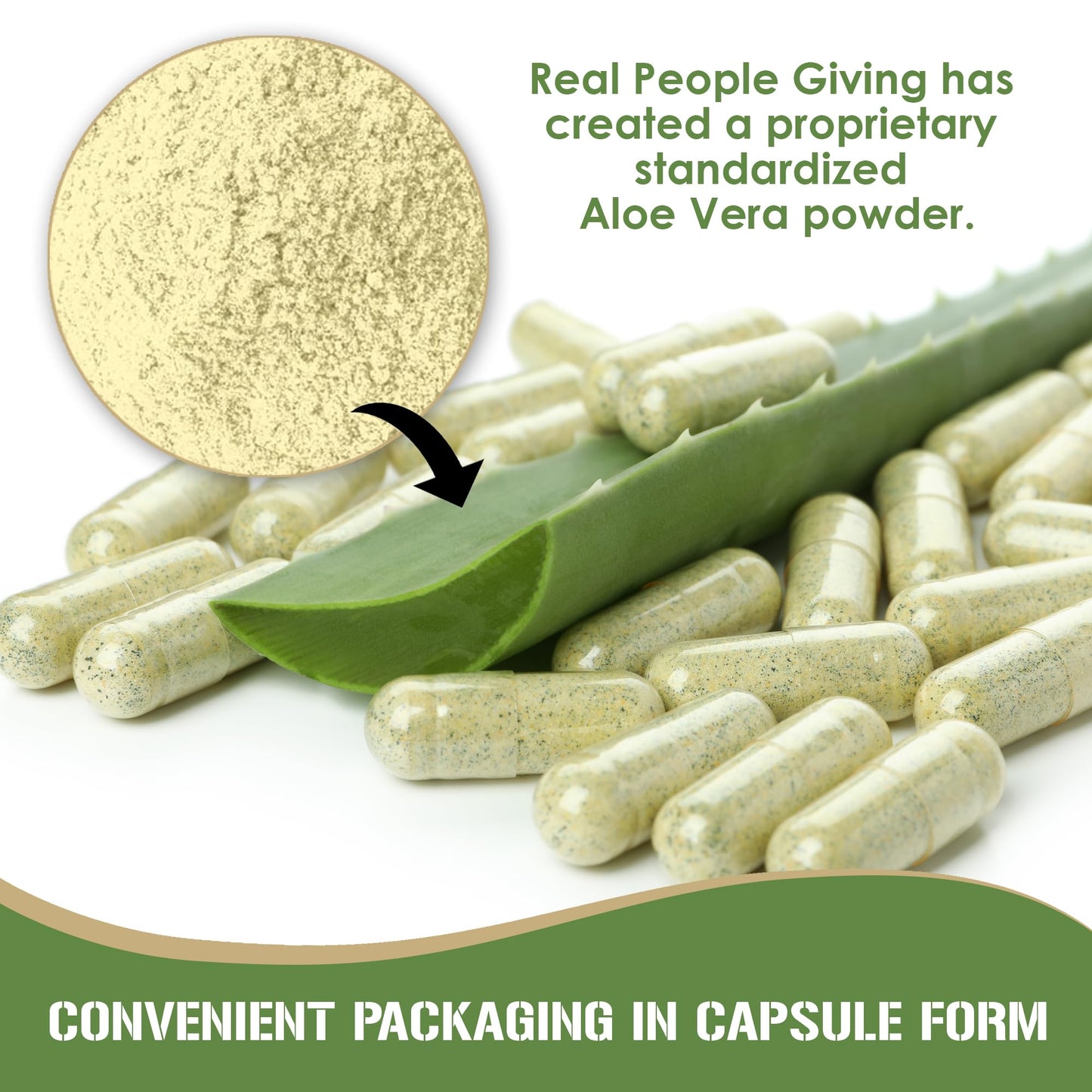 RPG Acemannan Aloe Vera Capsules - Immune & Gut Support | 60 x 250 mg